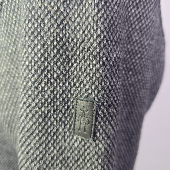 Smartwool Fleece Half Zip Sweater Jacket Grey Heritage Trail Men's M Wool Blend - Picture 7 of 11